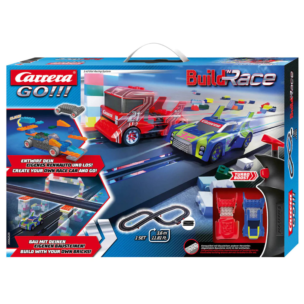 Carrera GO! BUILD N RACE RACING SET (3.6M)