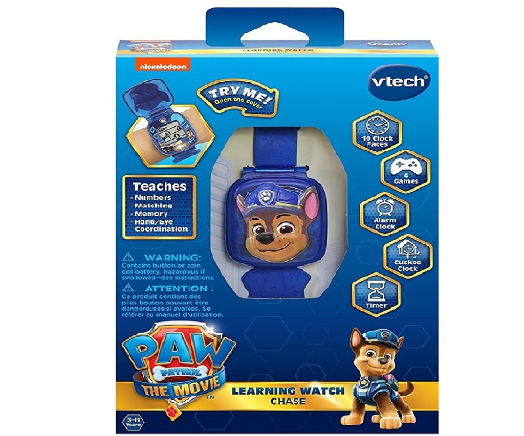 VTech Paw Patrol Movie Chase Learning Watch Blue