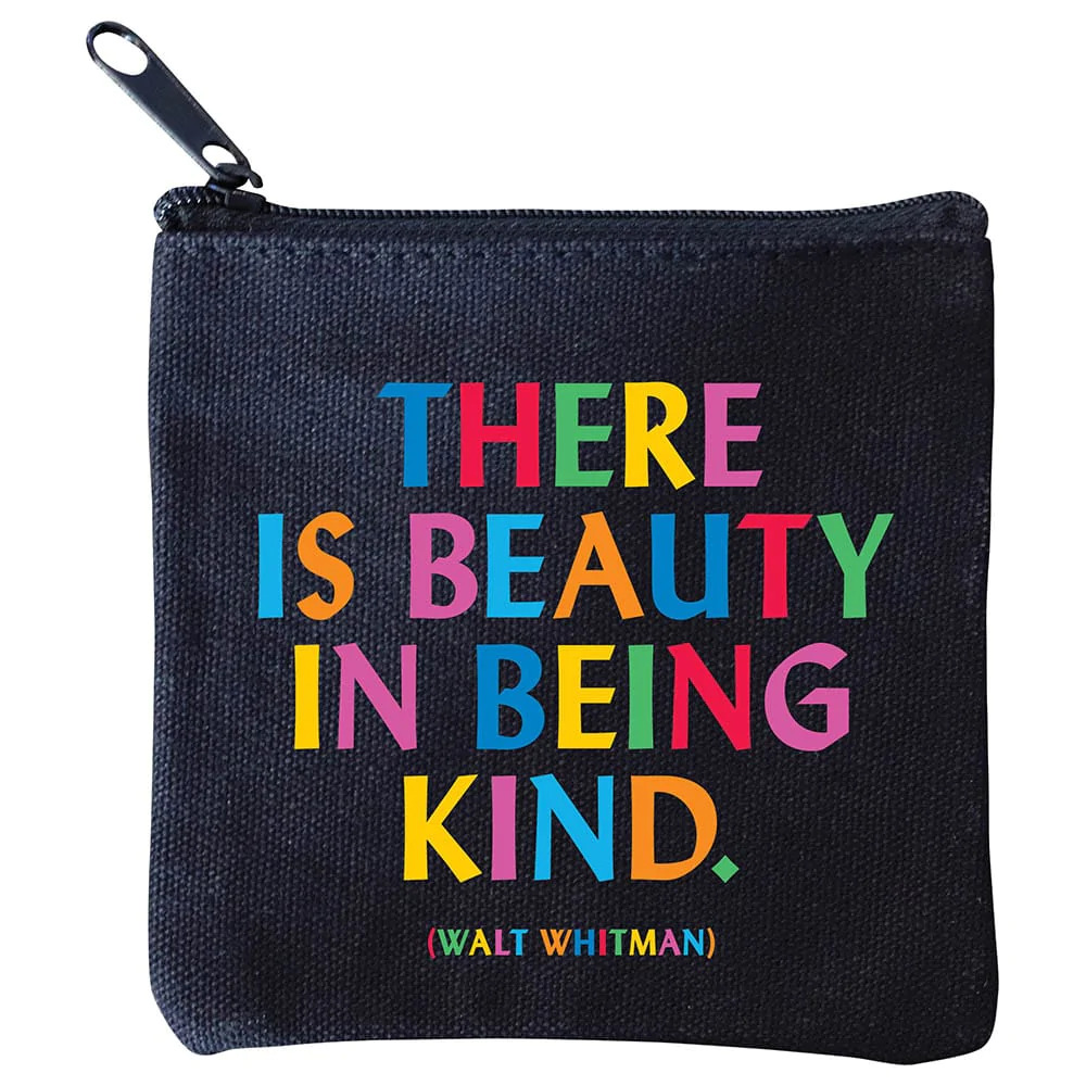 Quotable Mini Pouch - Beauty In Being Kind