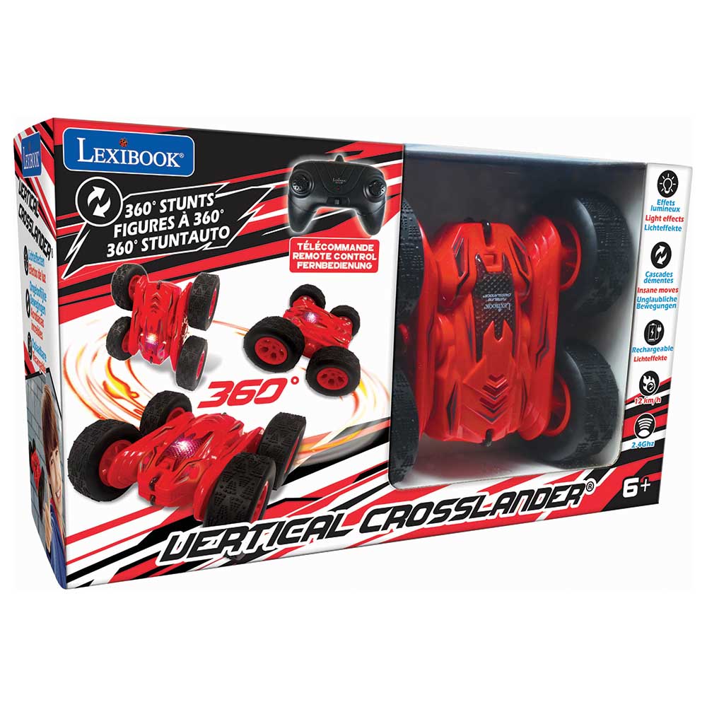 Lexibook Tumbling Crosslander Rechargeable RC Stunt Car