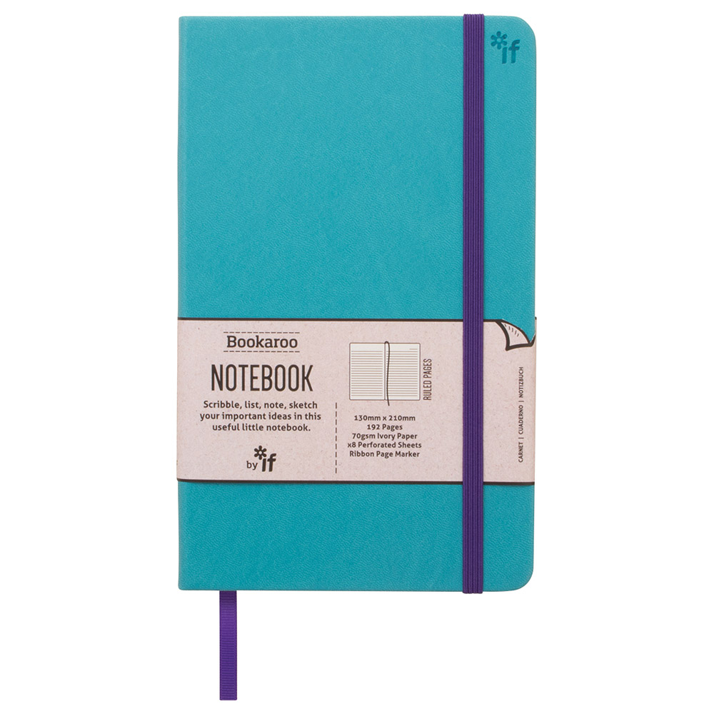 Bookaroo Bigger Things Notebook Journal - Turquois