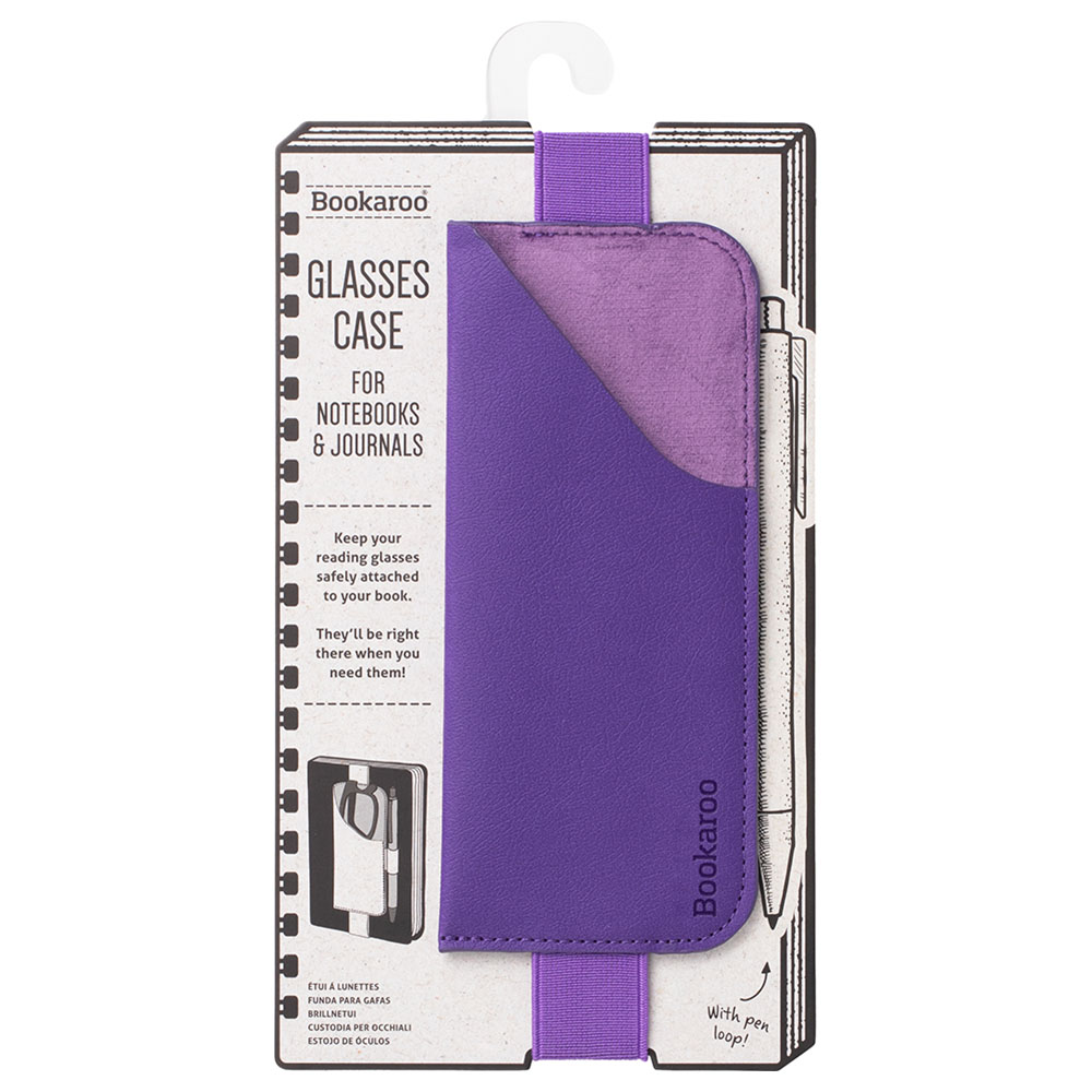 Bookaroo Glasses Case - Purple