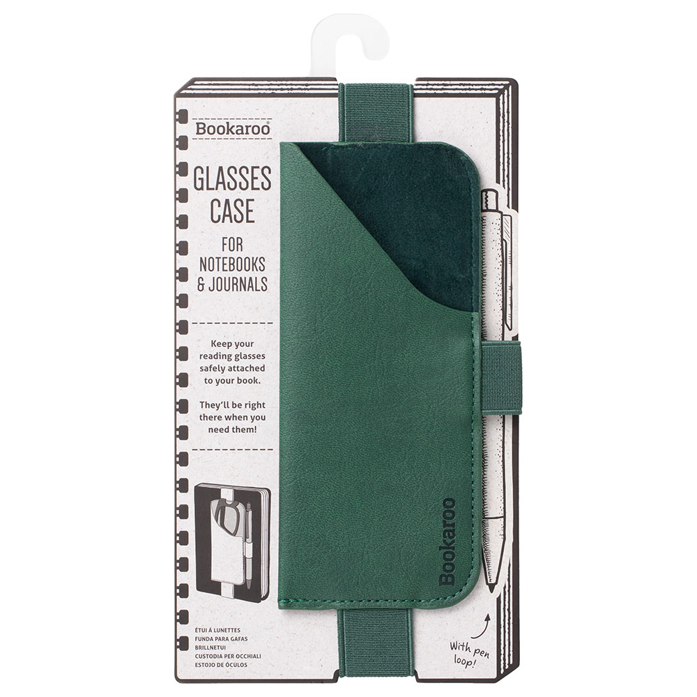 Bookaroo Glasses Case - Forest Green