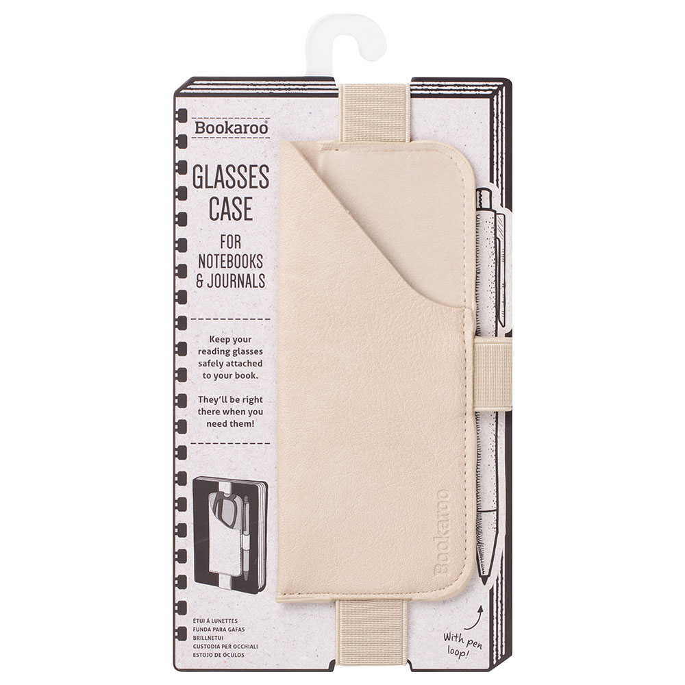 Bookaroo Glasses Case - Cream