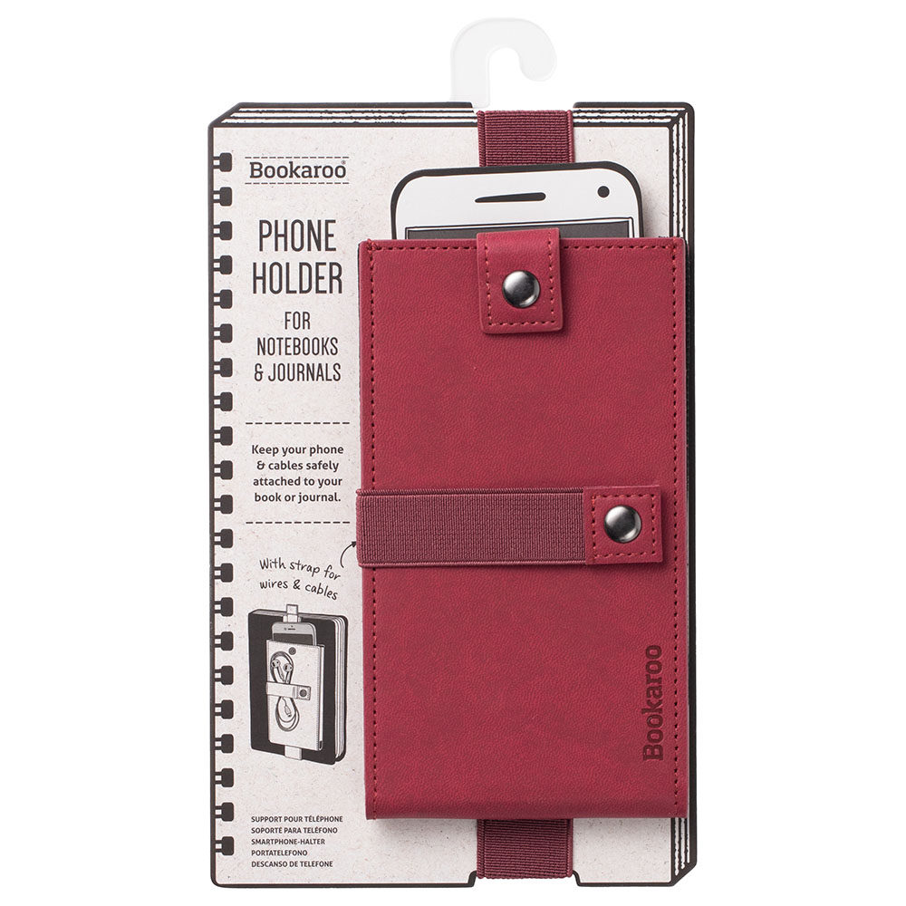 Bookaroo Phone Holder - Dark Red