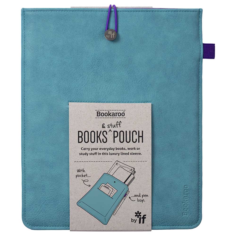 Bookaroo Books & Stuff Pouch - Turquoise