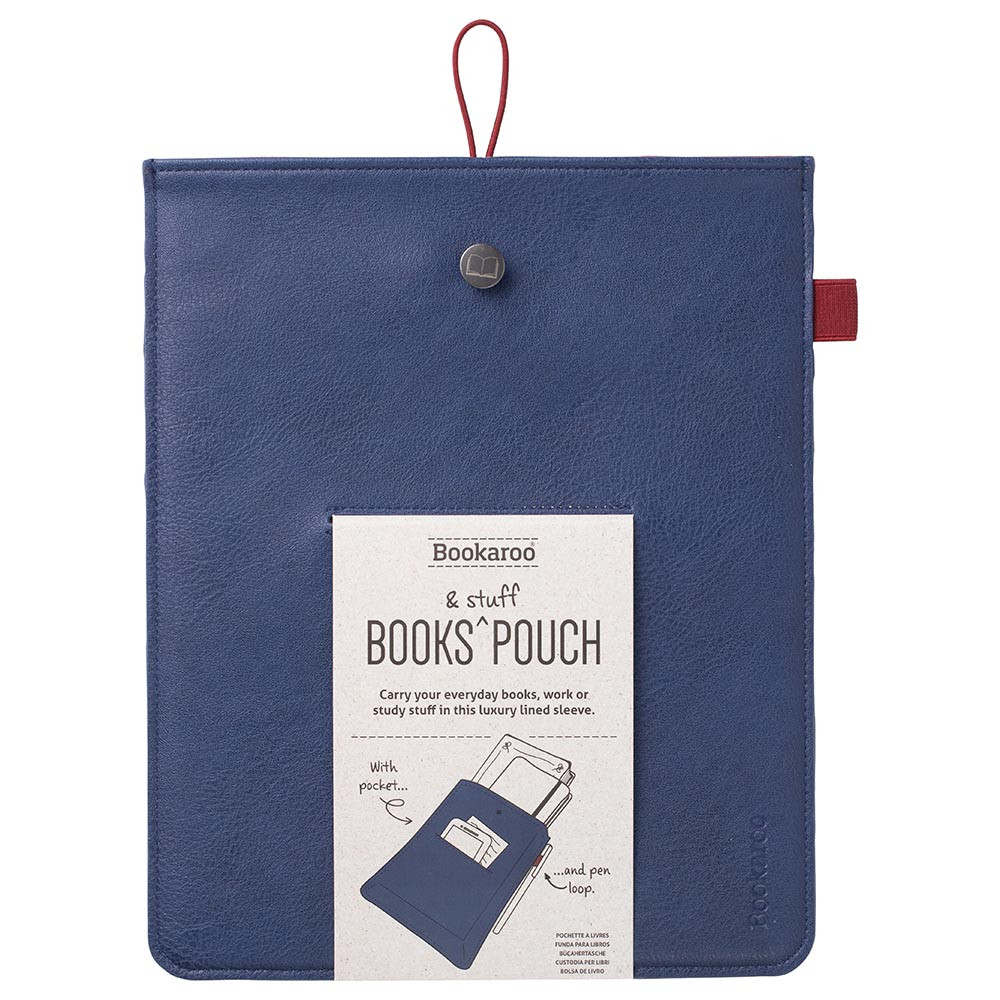 Bookaroo Books & Stuff Pouch - Navy