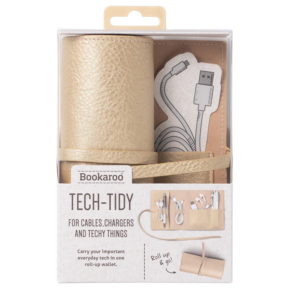 Bookaroo Travel Tech-Tidy - Gold