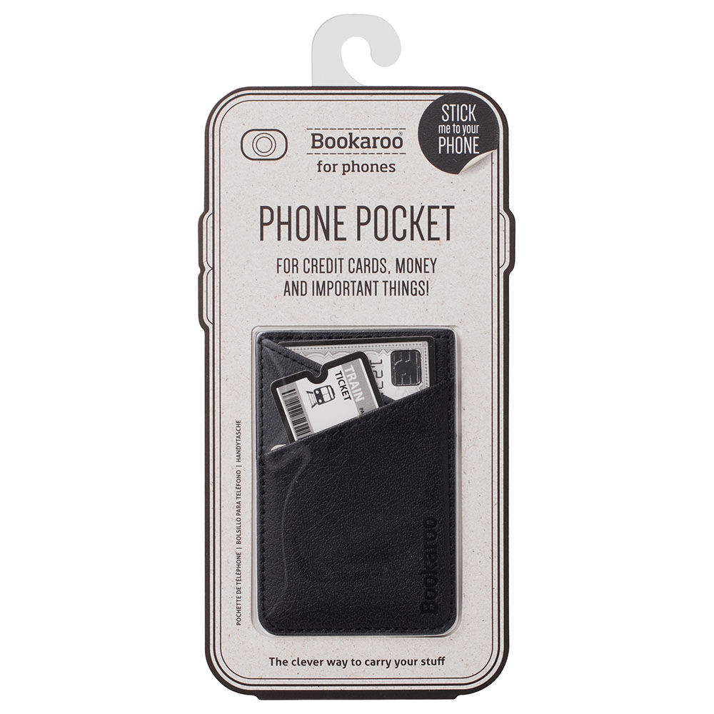 Bookaroo Phone Pocket - Black