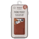 Bookaroo Phone Pocket - Brown