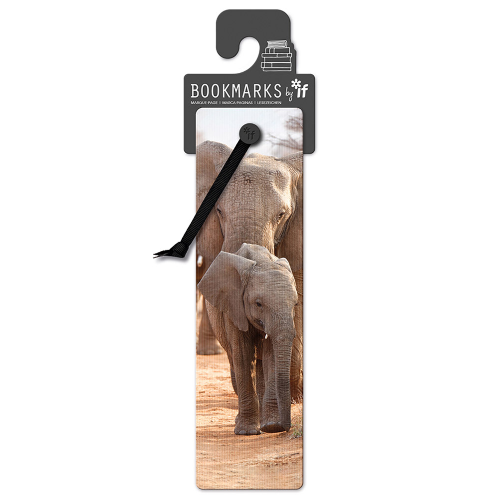 3D Bookmarks - African Elephant