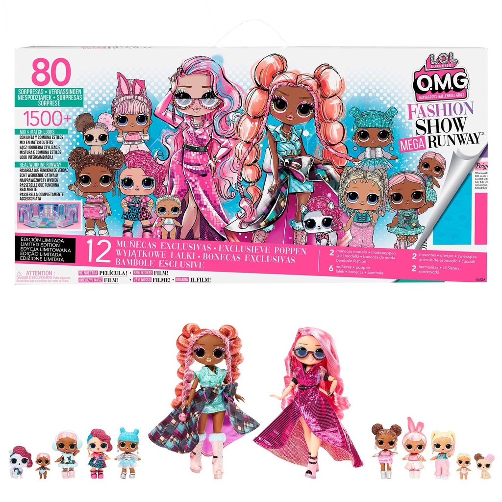 LOL Surprise Fashion Show Mega Runway Doll Playset