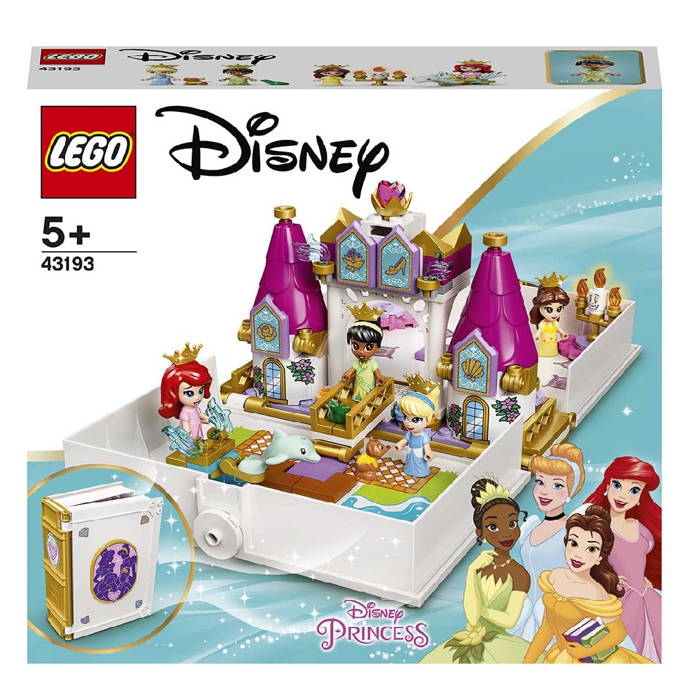 LEGO 43193 Ariel, Belle, Cinderella and Tiana's Storybook