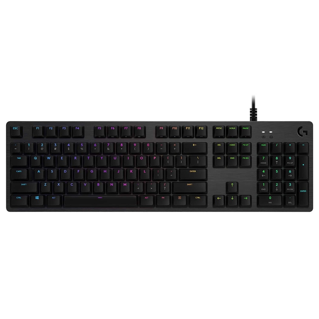 LOGITECH G512 Carbon RGB Mechanical Gaming Keyboard, GX Blue