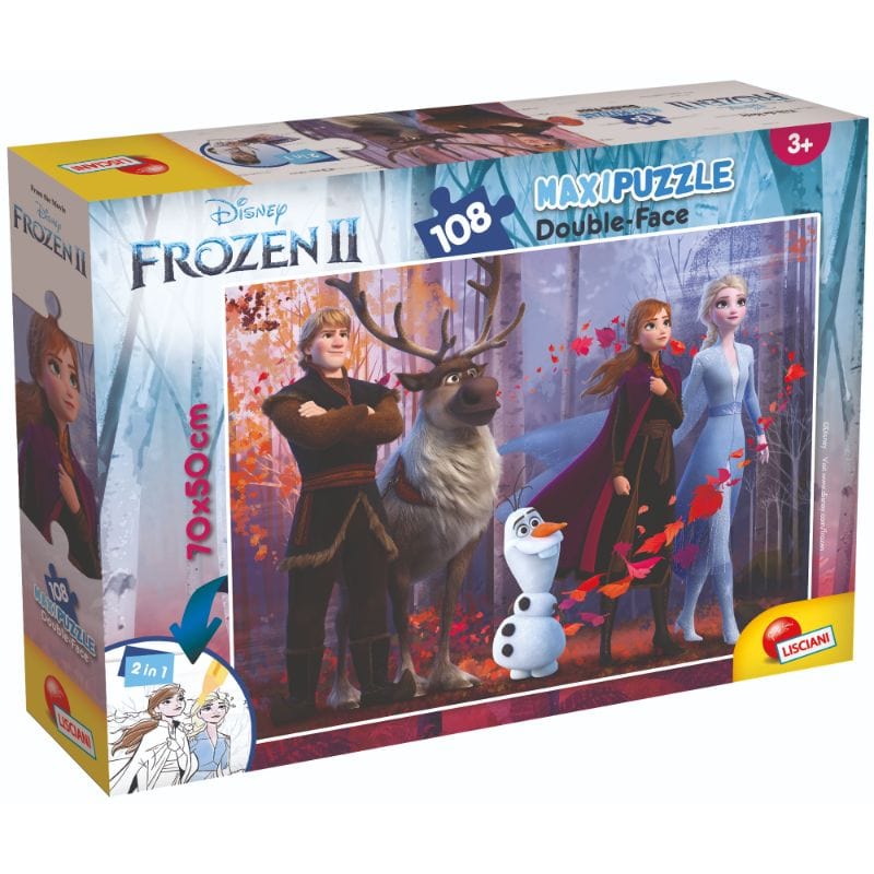 Lisciani Disney Frozen 2 MaxiPuzzle Double Face BIG 108pcs