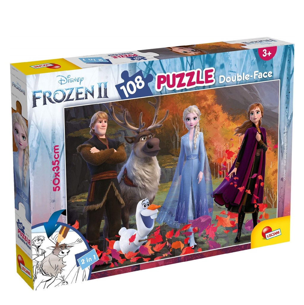 Lisciani Disney Frozen 2 Double Face Puzzle 108 pcs