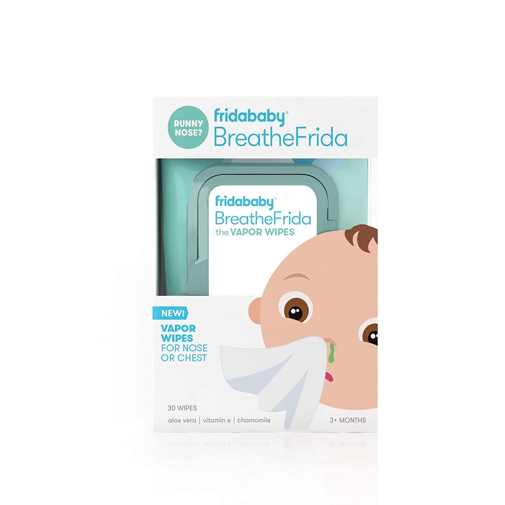 Fridababy BreathFrida Nose/Chest Wipes 30pcs