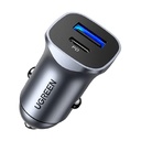 Ugreen Dual USB-A 24W Aluminum Case Car Charger