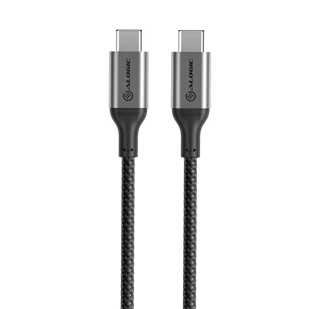 Alogic Super Ultra USB 2.0 USB-C to Cable 5A/480Mbps 1.5m Space Grey