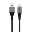 Alogic Super Ultra USB 2.0 USB-C to USB-A Cable 30cm 3A/480Mbps Space Grey