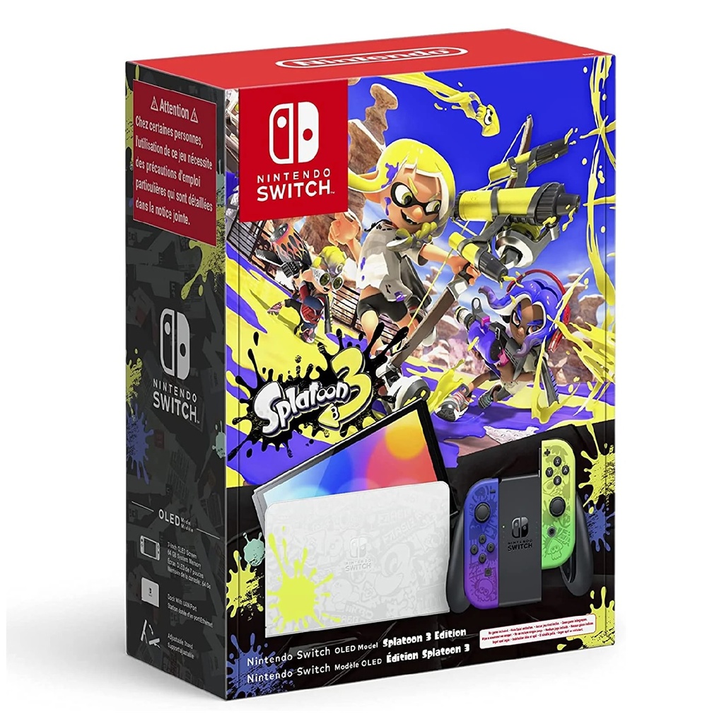Nintendo Switch OLED Splatoon Console