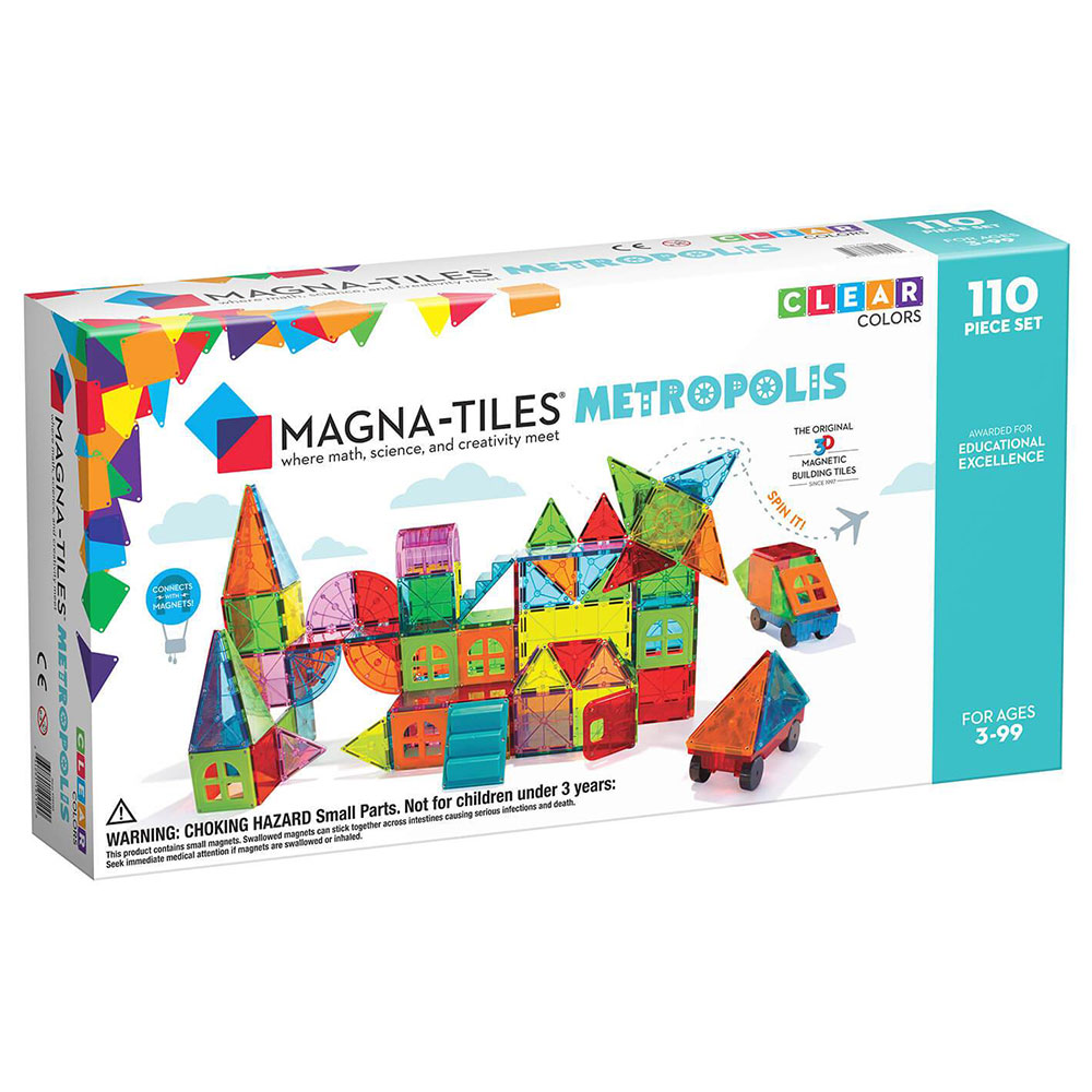 Magna-Tiles Metropolis 110Pc Set