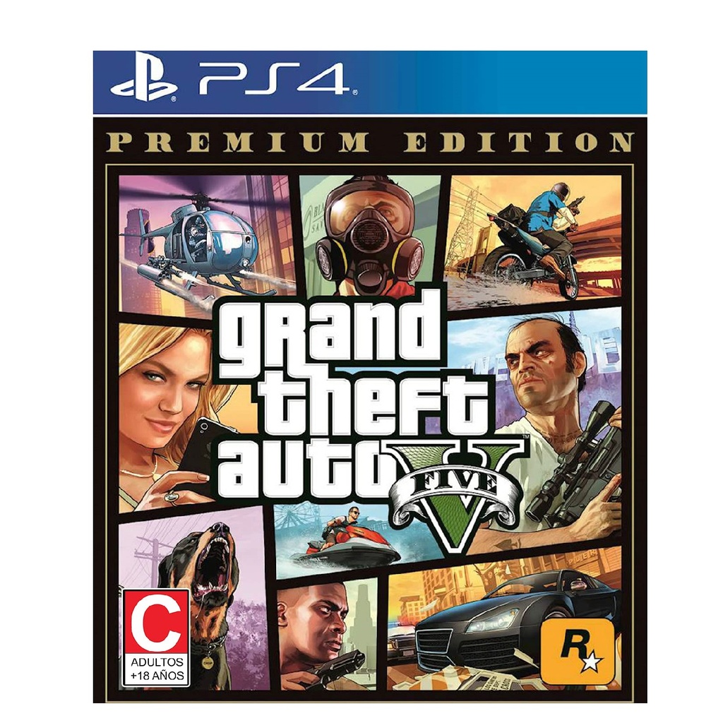 PS4 GTAV Premium Edition CD