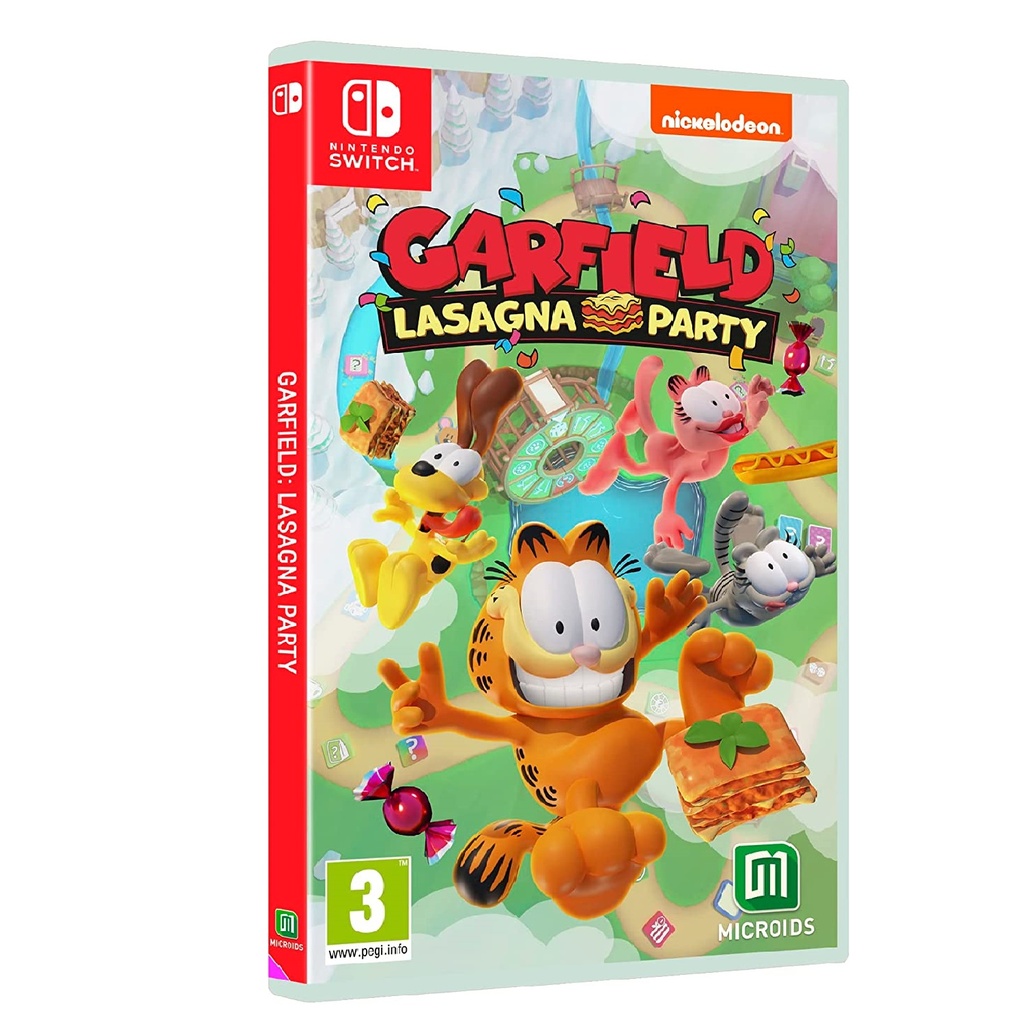 Nintendo Switch Garfield Lasagna Party CD