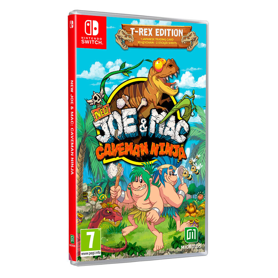 Nintendo Switch New Joe & Mac Caveman Ninja T-Rex Edition CD