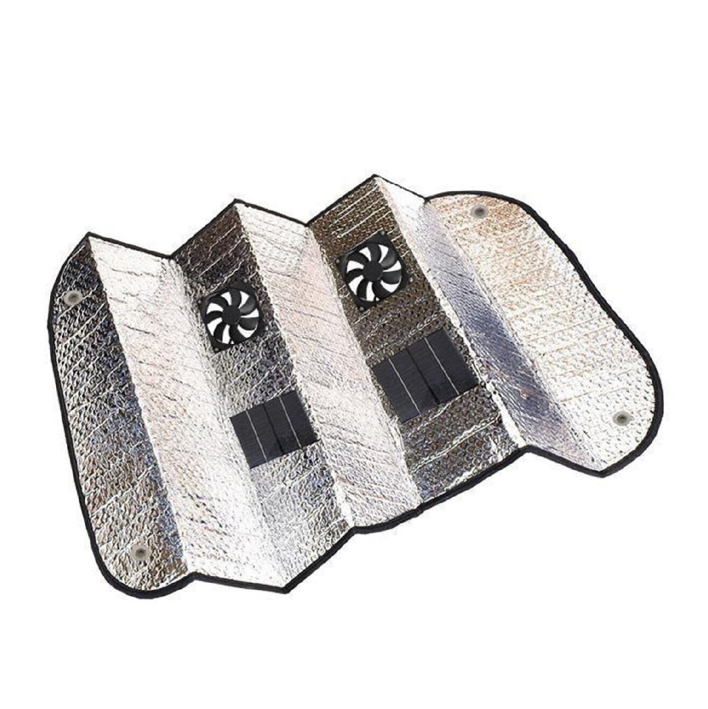 Merlin Solar Car Sunshade with Fan