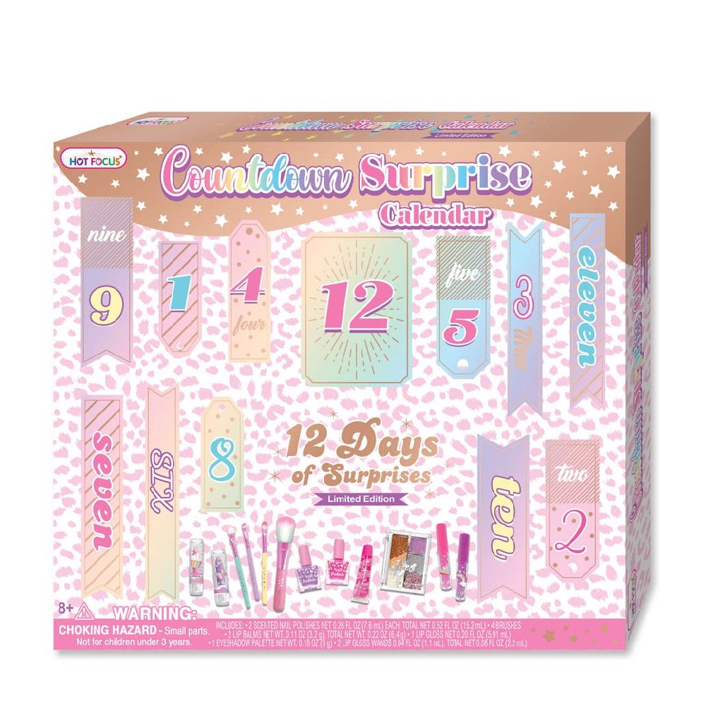 Hot Focus Advent Countdown Surprise Calendar