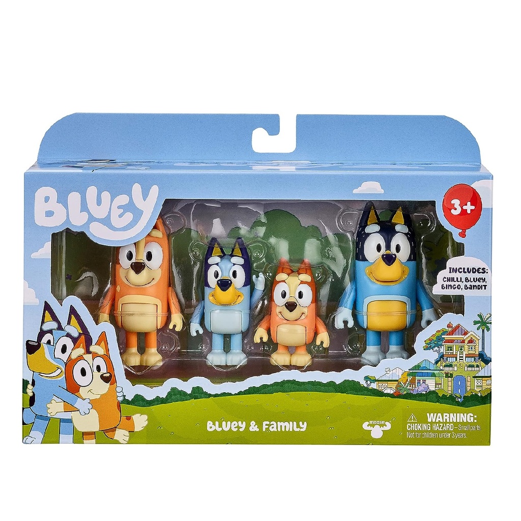 Bluey & Family S3 Figure 4Pack