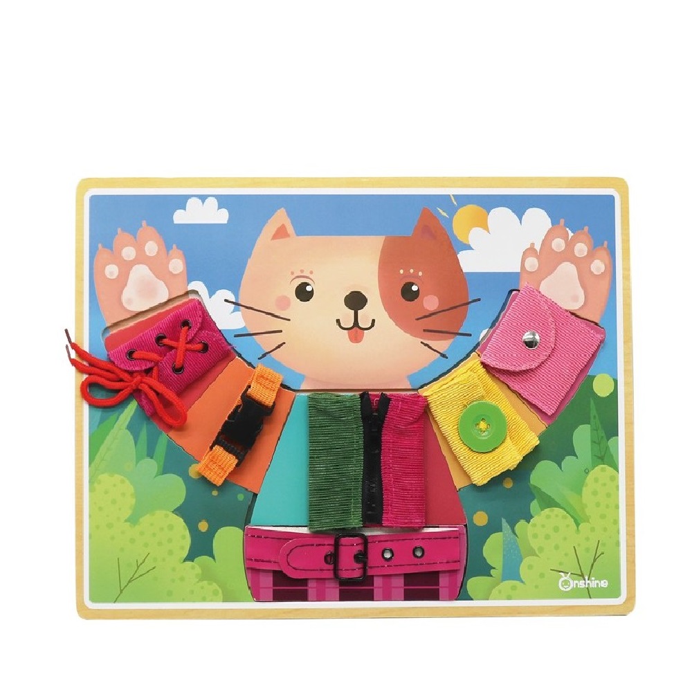 Andreu Toys - Basic Skills Board Little Cat Dress