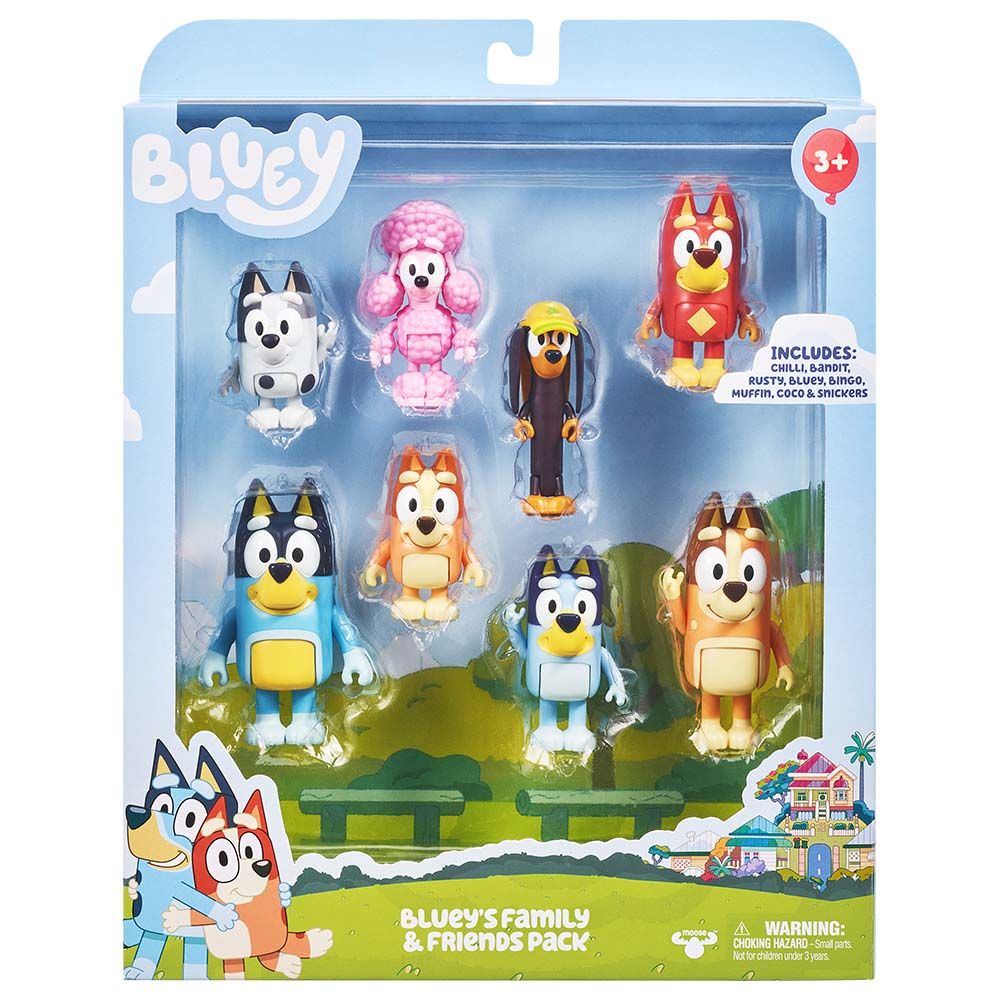 Bluey Bluey's Family & Friends 8 Pack