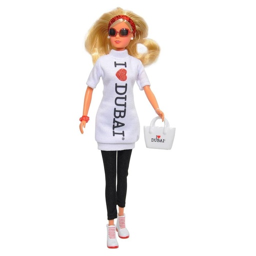 Simba I Love Dubai Doll With Tote Bag