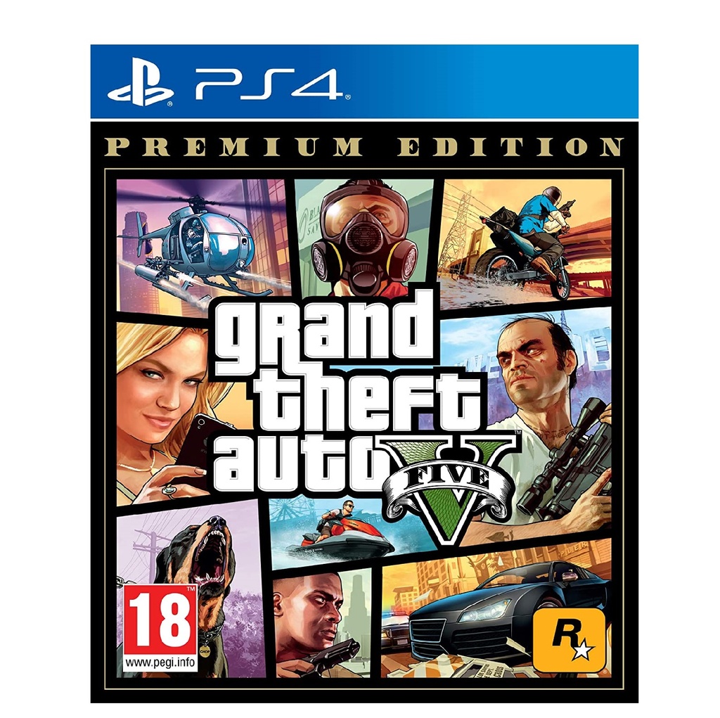 PS4 GTA 5 CD Premium Edition