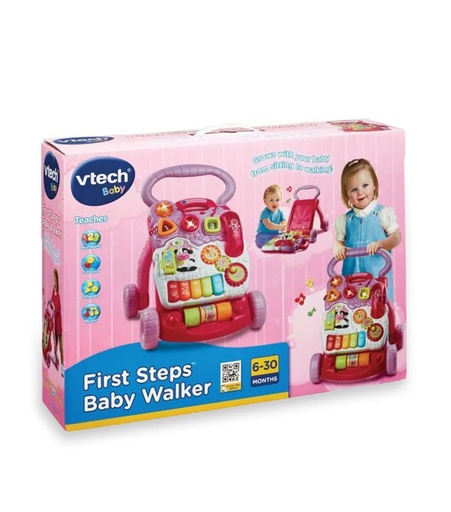 VTech First Steps Baby Walker Pink