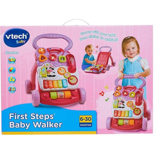VTech First Steps Baby Walker Pink
