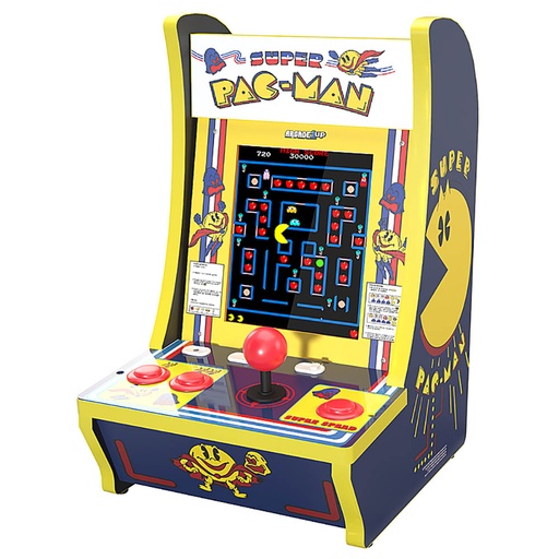 Arcade1up Super Pacman Counter Cades with Lit Marquee and Headphone Jack
