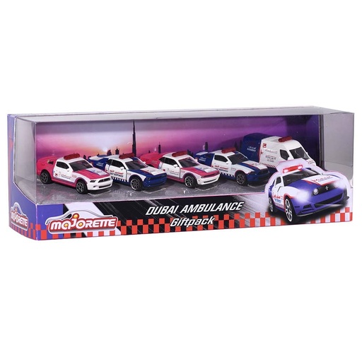 Majorette Dubai Ambulance 5 Pieces Set