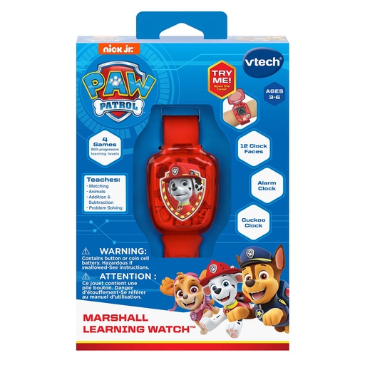 Vtech Paw Petrol Marshall Learning Watch, Red