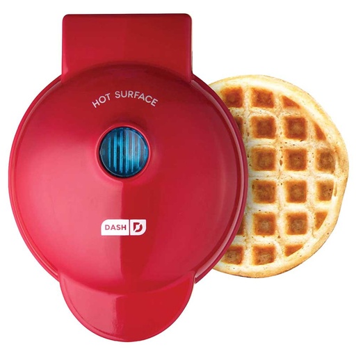 Dash Mini Waffle Maker Red (DMW001RD)