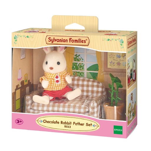Sylvanian Families Chocolate Rabbit Father Set