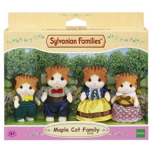 Sylvanian Families Maple Cat Family
