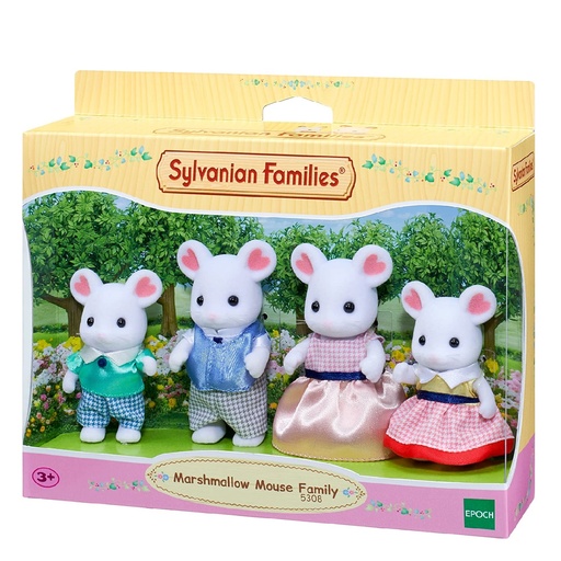 Sylvanian Families MARSHMALLOW MOUSE FAMILY