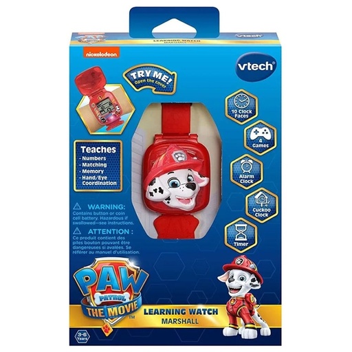 VTech Paw Patrol Movie Marshall Learning Watch Red