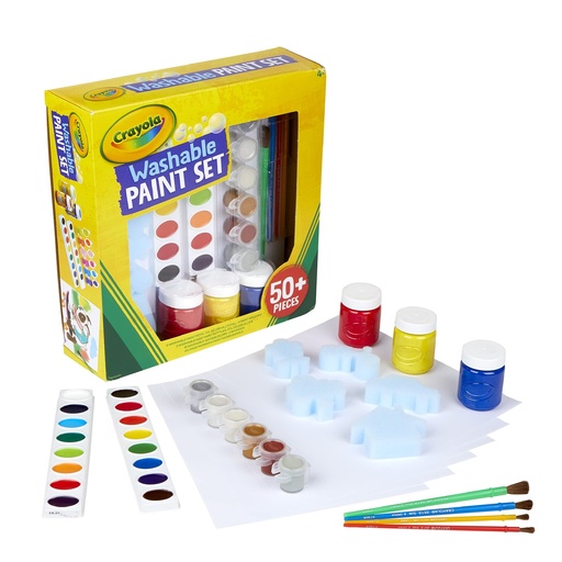 Crayola Kids Washable Paint Set 50pc