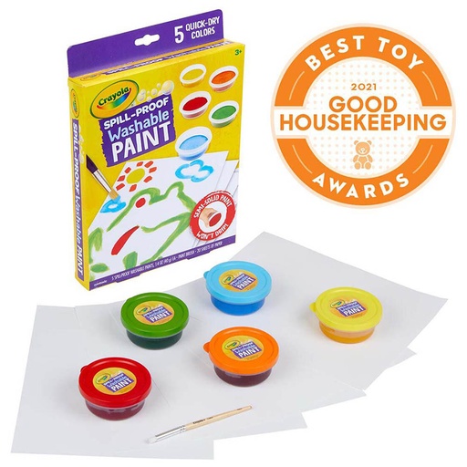 Crayola Spill Proof Washable Paint Set