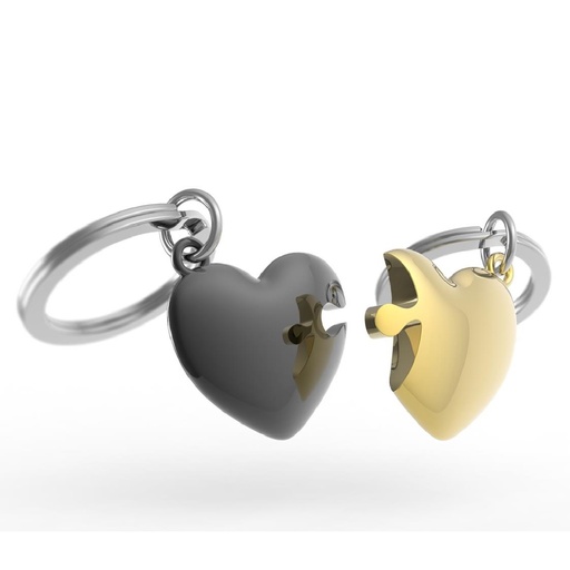 Metalmorphose - Puzzle Heart Keyholder - Shiny Bullet