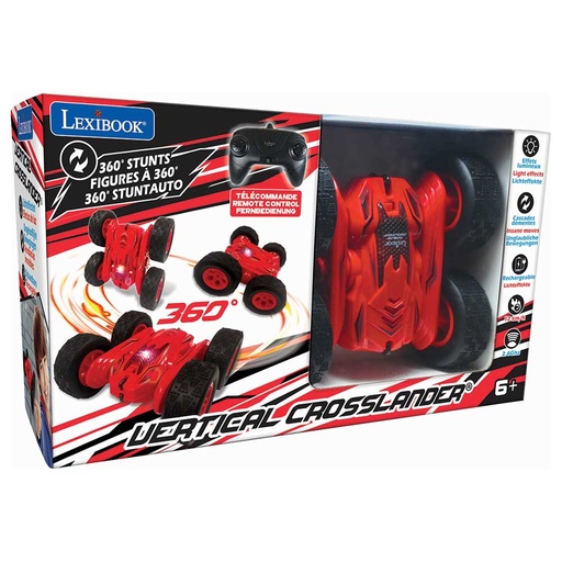 Lexibook Tumbling Crosslander Rechargeable RC Stunt Car